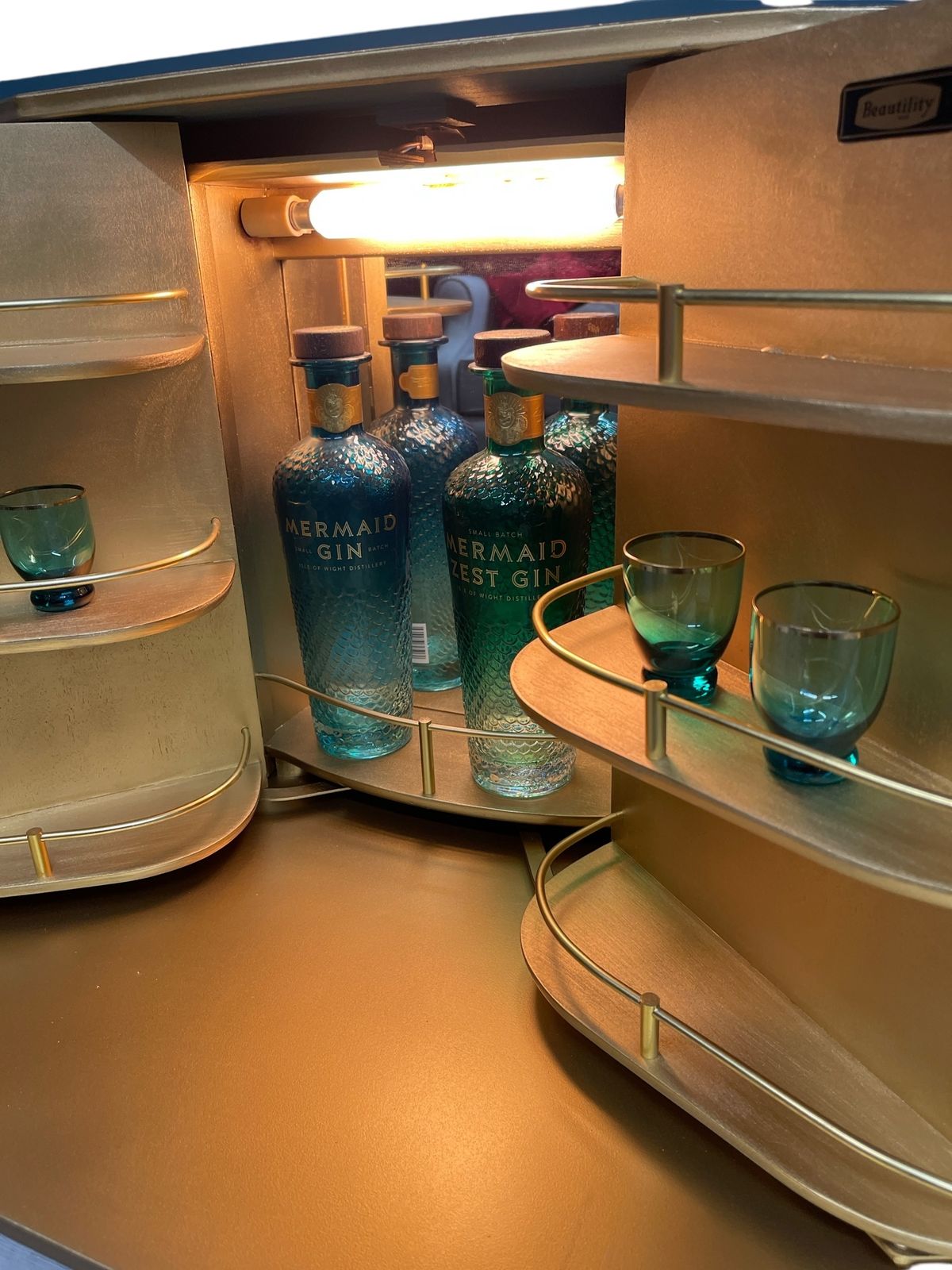 Drinks Cabinet By Beautility Mid Century 1960 Retro photo for sale