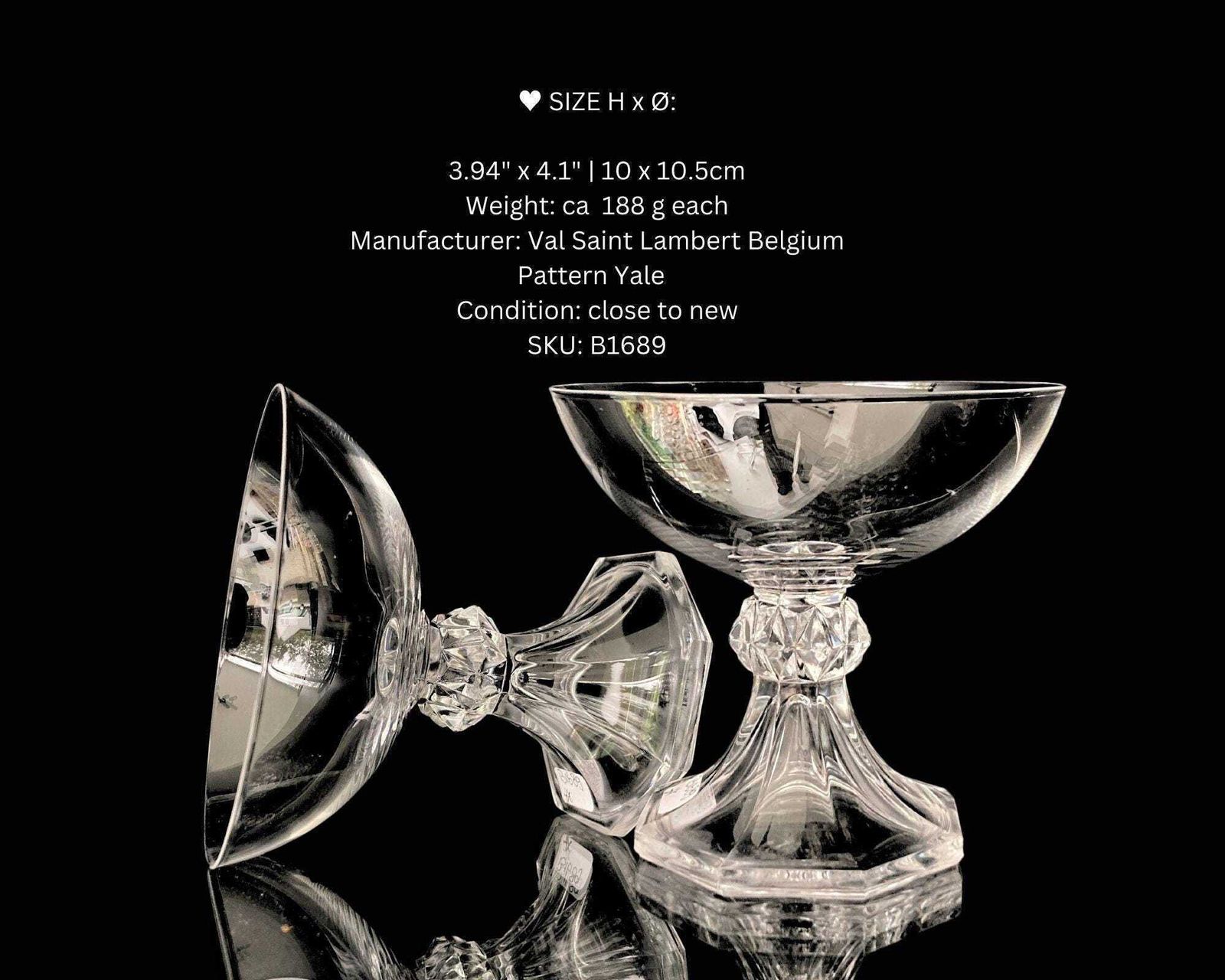 Kristallen Champagnecoupe | 1 Stuk | Val Saint Lambert Yale photo furniture