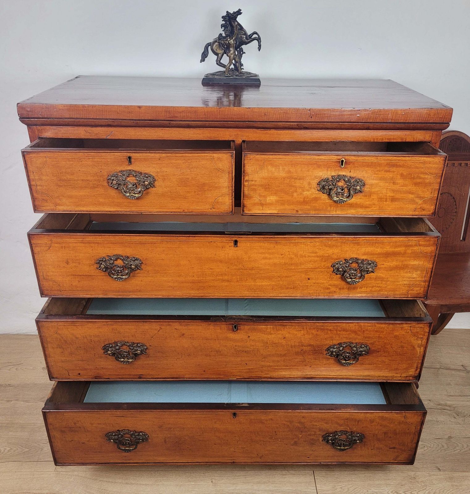Regency Chest Of Drawers 1800s Two Over Three Chest English photo furniture