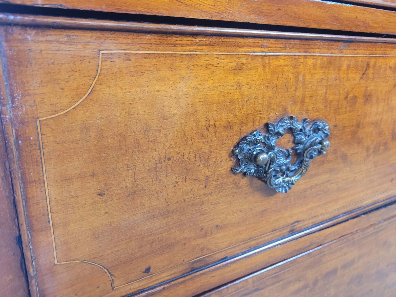 Furniture Regency Chest Of Drawers 1800s Two Over Three Chest English photo