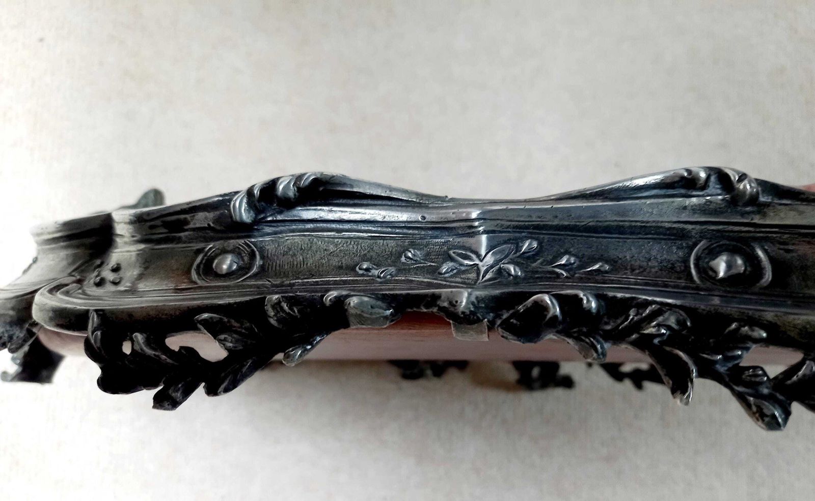 photo for sale Antique French Jardiniere And Mirrored Stand Table Centrepiece Silver Plated