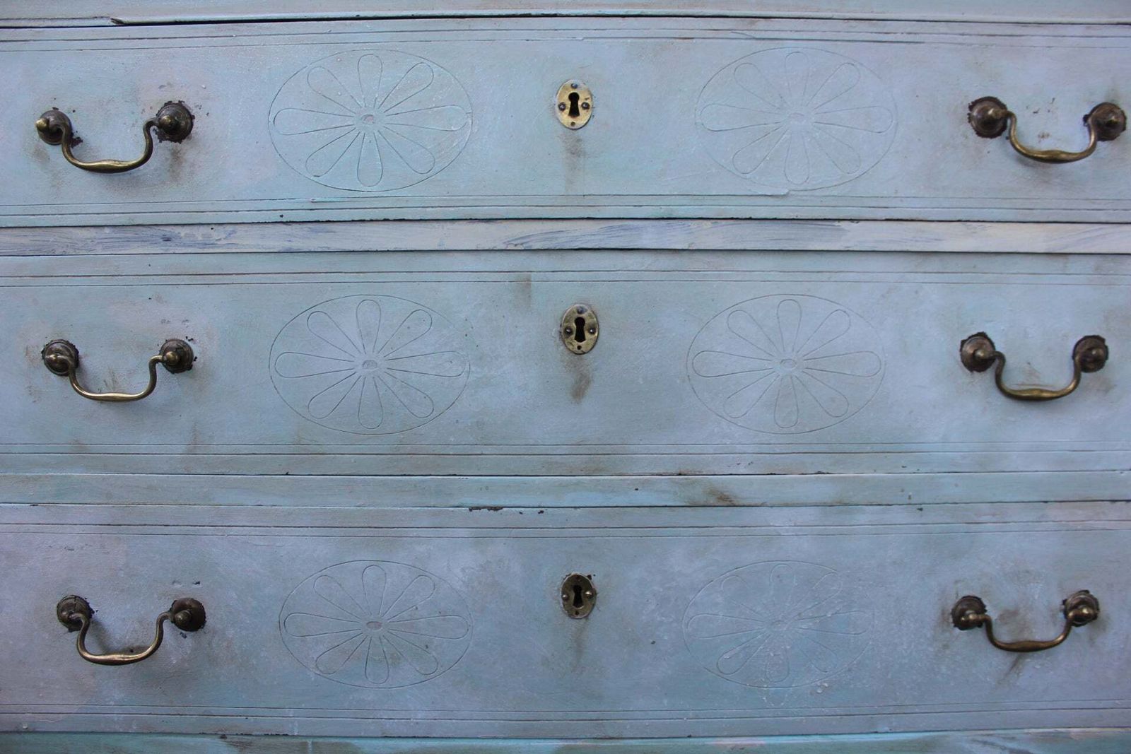 Gustavian Chest Of Drawers 18th Century Painted   – Swedish Neoclassical Commode, C.1770 photo Furniture
