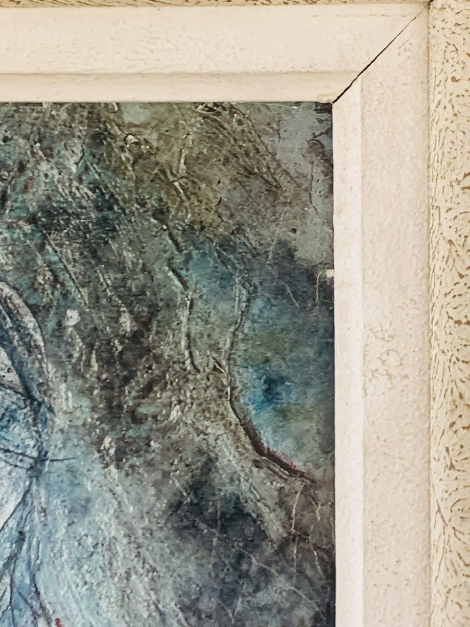 1599.0 Javier Vilato, Composition, 1956, Oil Painting On Canvas, Framed photo
