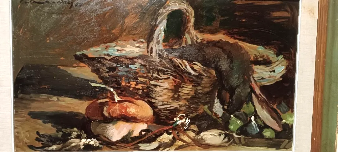 Dipinto Natura Morta Olio Su Faesite Luigi Calamandrei ( 1930 ) photo 155.0