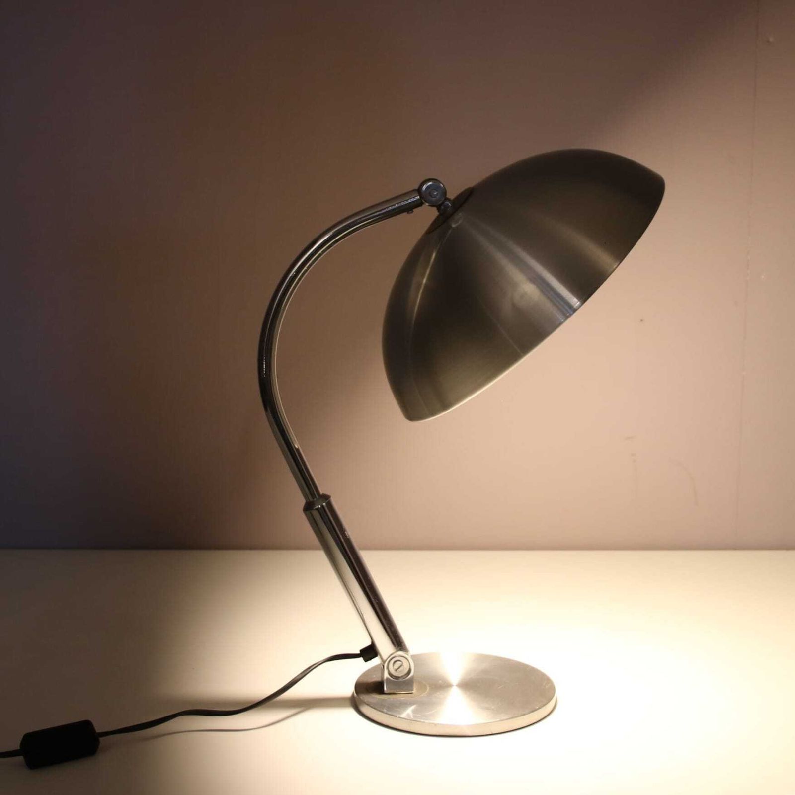 1950s Bauhaus Style Desk Lamp By H. Busquet For Hala, Netherlands photo 230.0