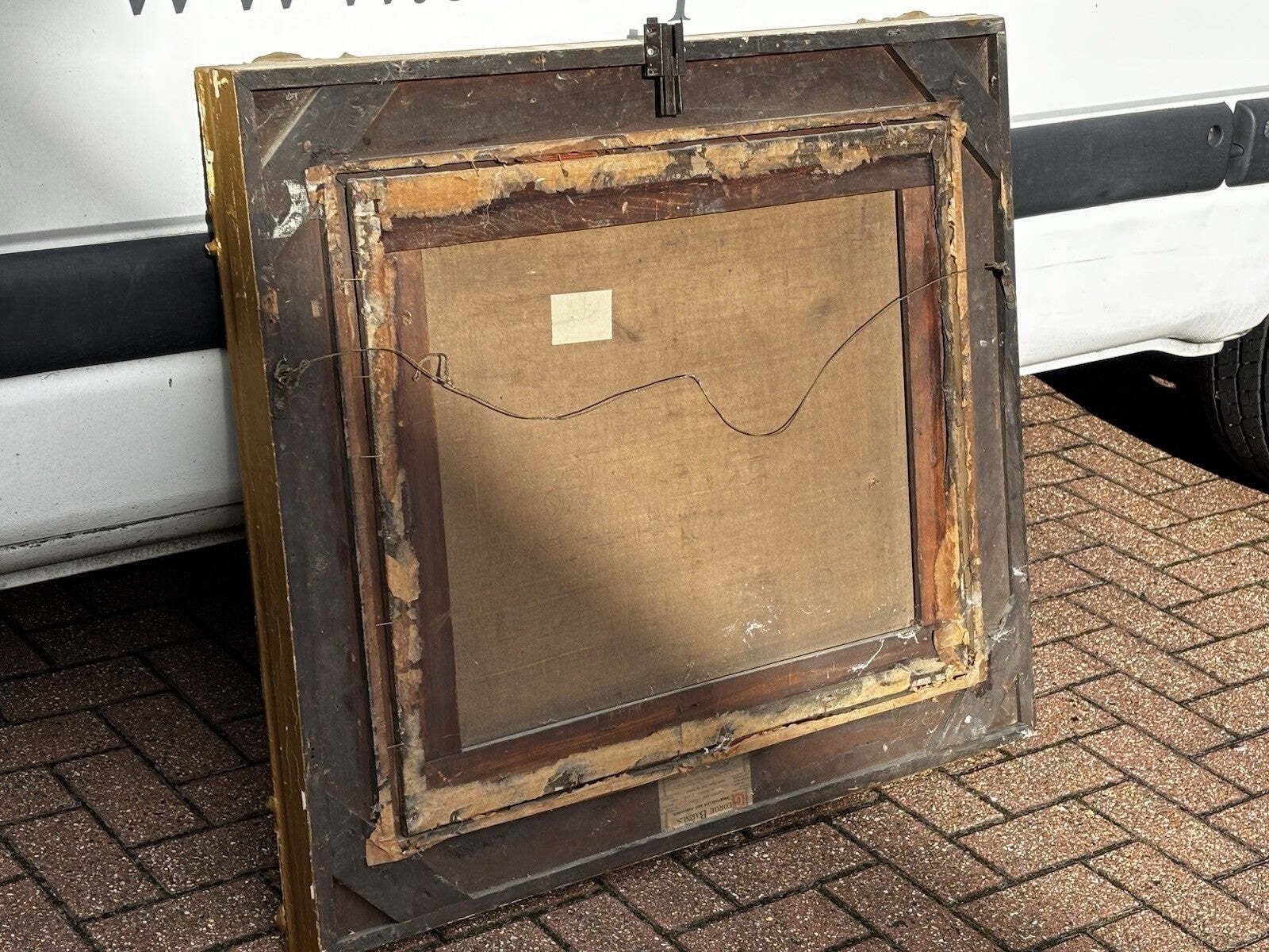 19th C Gilt Framed Rendition Of “The Blind Fiddler” Original By Sir David Wilkie photo furniture