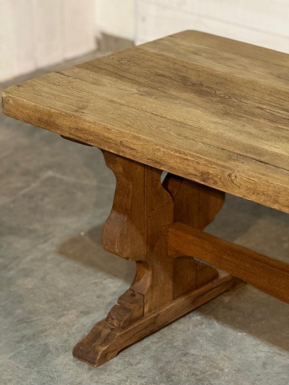 French Oak Farmhouse Dining Table photo for sale