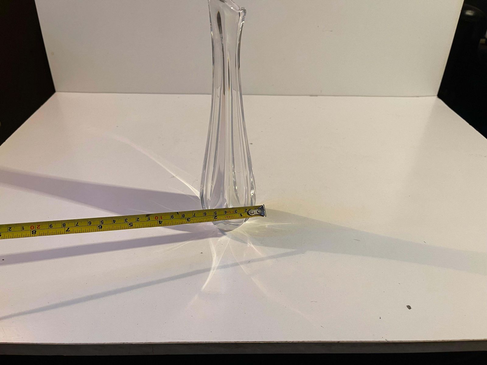 photo furniture Swedish Crystal Bud Vase By Nils Landberg For Orrefors, 1960s