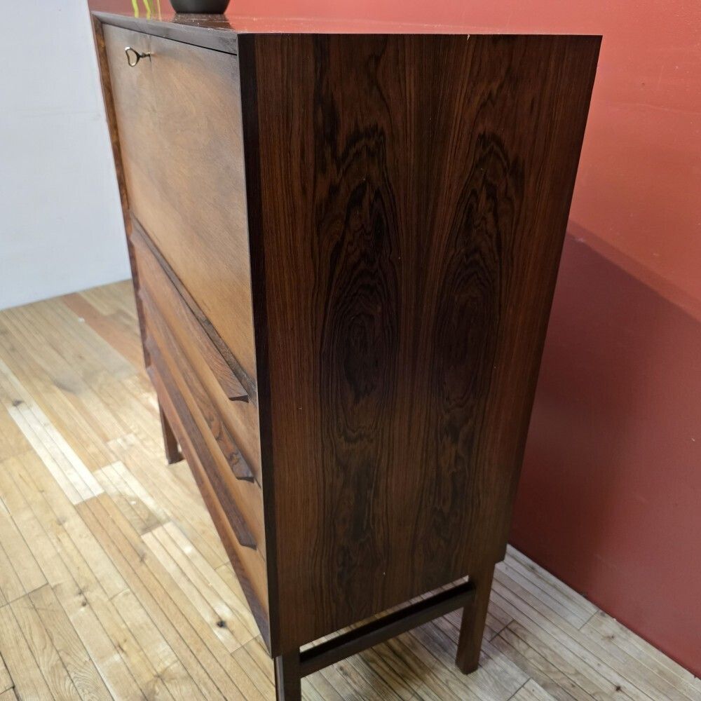 1960's Brenderup Danish Rosewood Bureau photo Furniture