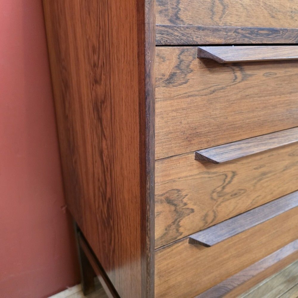 1960's Brenderup Danish Rosewood Bureau photo vinterior