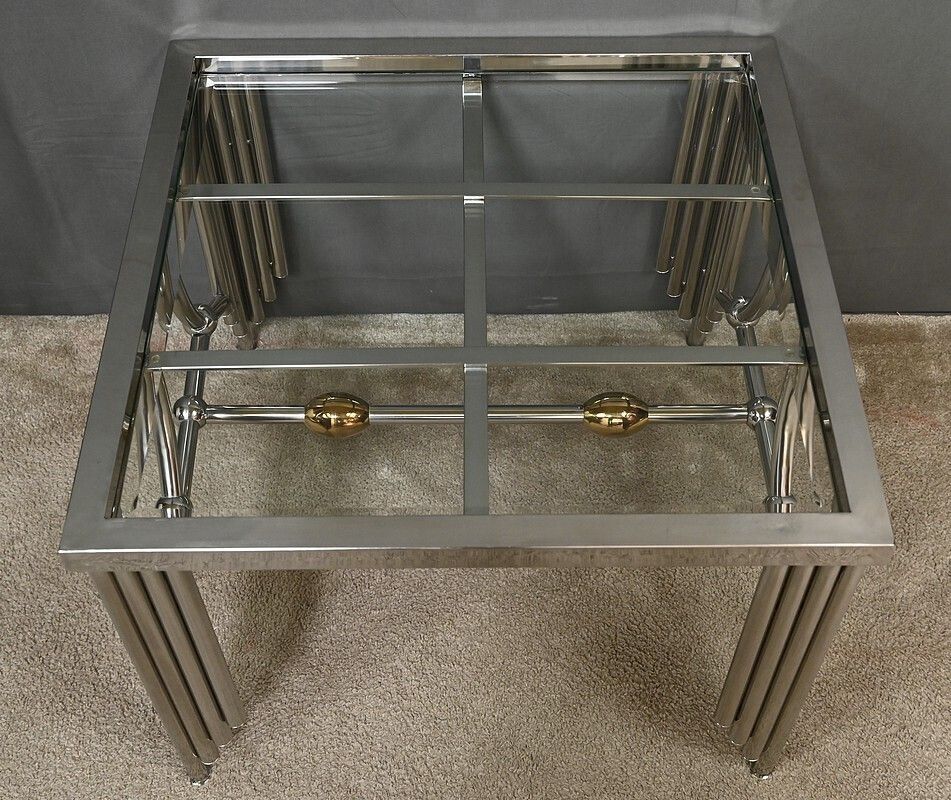 Designer Glass Coffee Table – Early 21st Century photo Furniture
