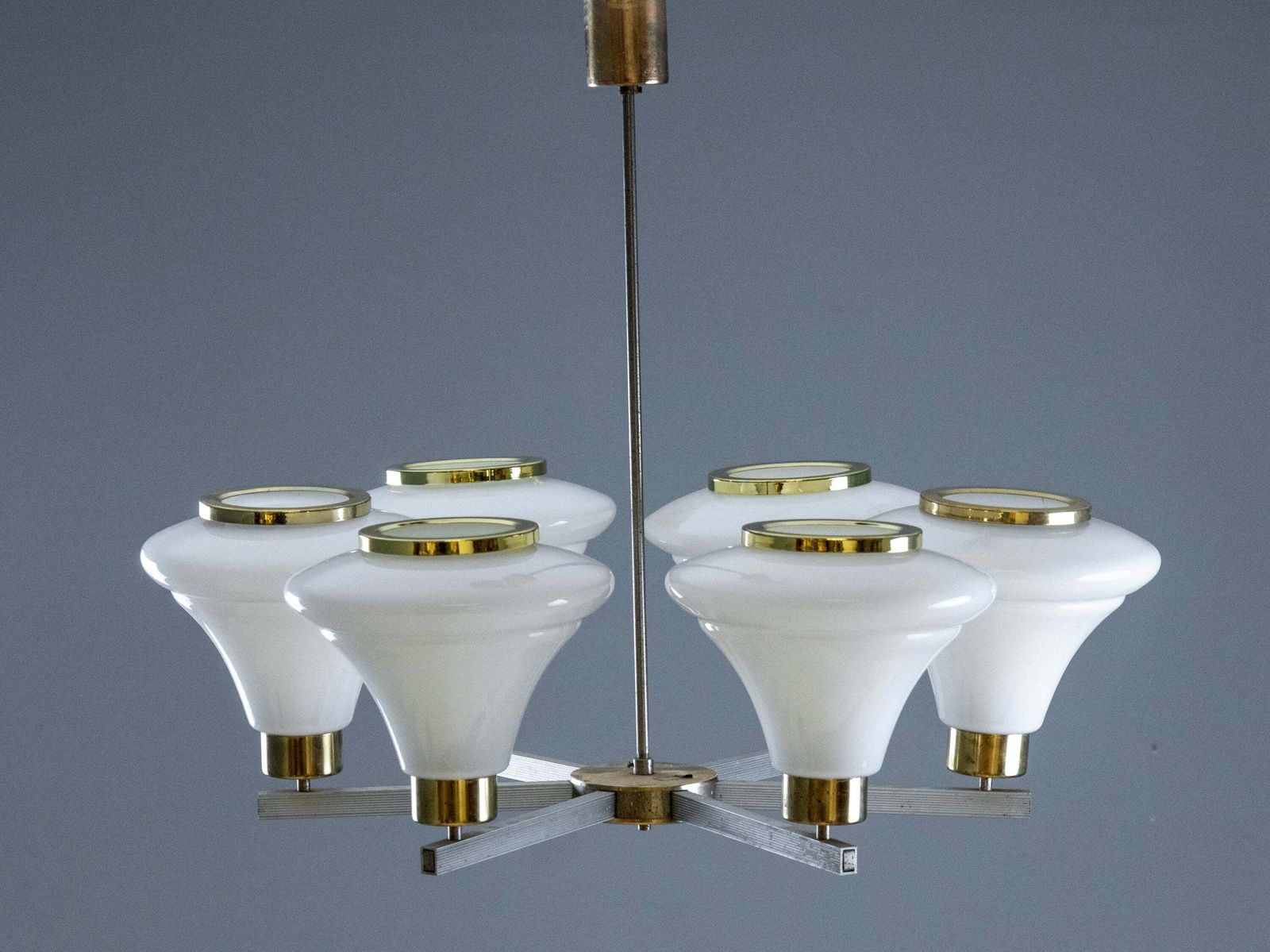 Chandelier, Josef Hůrka, 1960s, Czechoslovakia photo buy