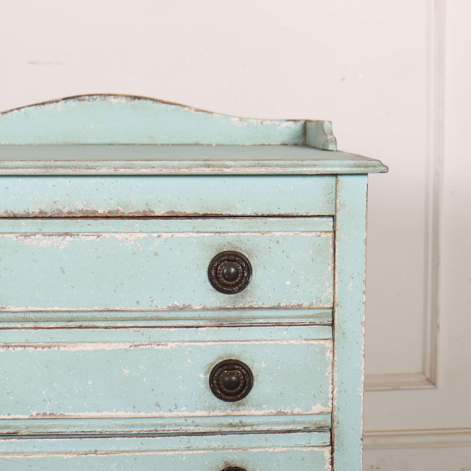 English Painted Bedside Cabinet photo for sale