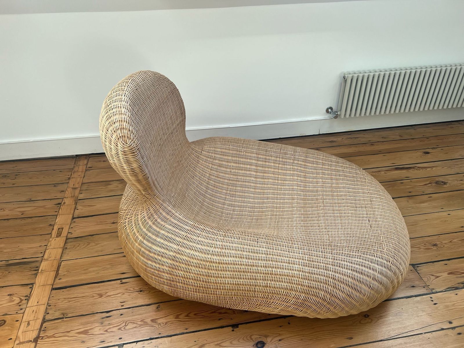 Ikea Produced Storvik Rattan Cane Wicker Lounge Chair By Carl öjerstam, 2000's photo for sale