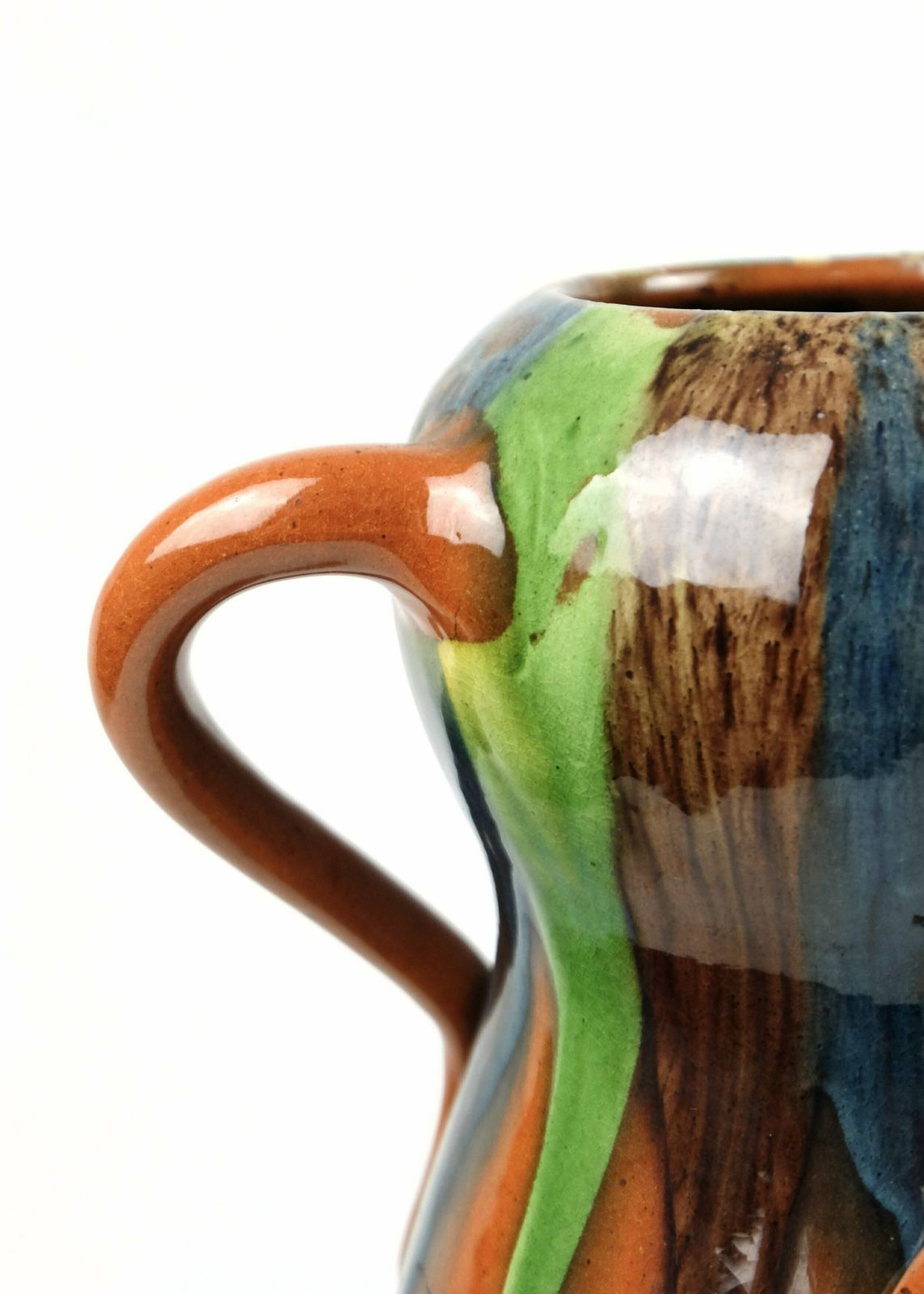 A Pair Of Art Nouveau Drip Glaze Vases photo vinterior