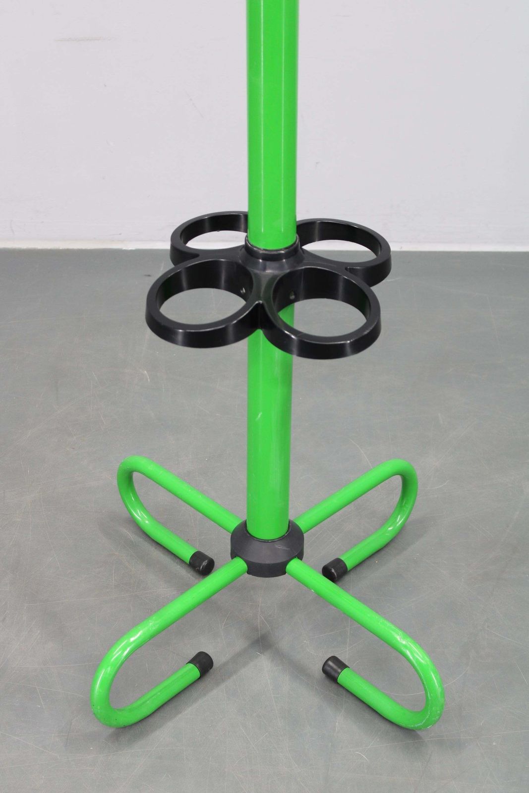 1970s Italian Lacquered Metal Coat Rack With Umbrella Holder photo for sale