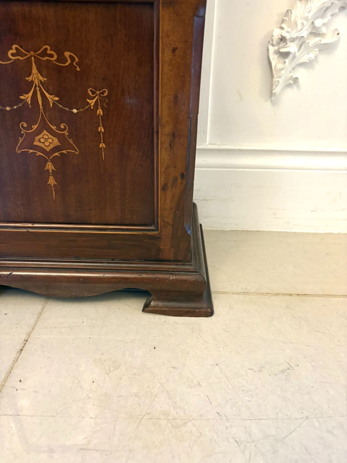Antique Early 20th Century Inlaid Mahogany Longcase Clock photo 2395.0