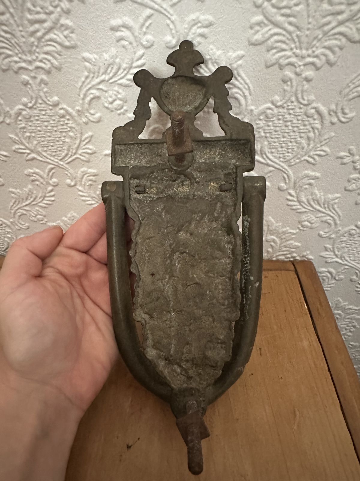 photo furniture Antique 19th Century Brass Door Knocker