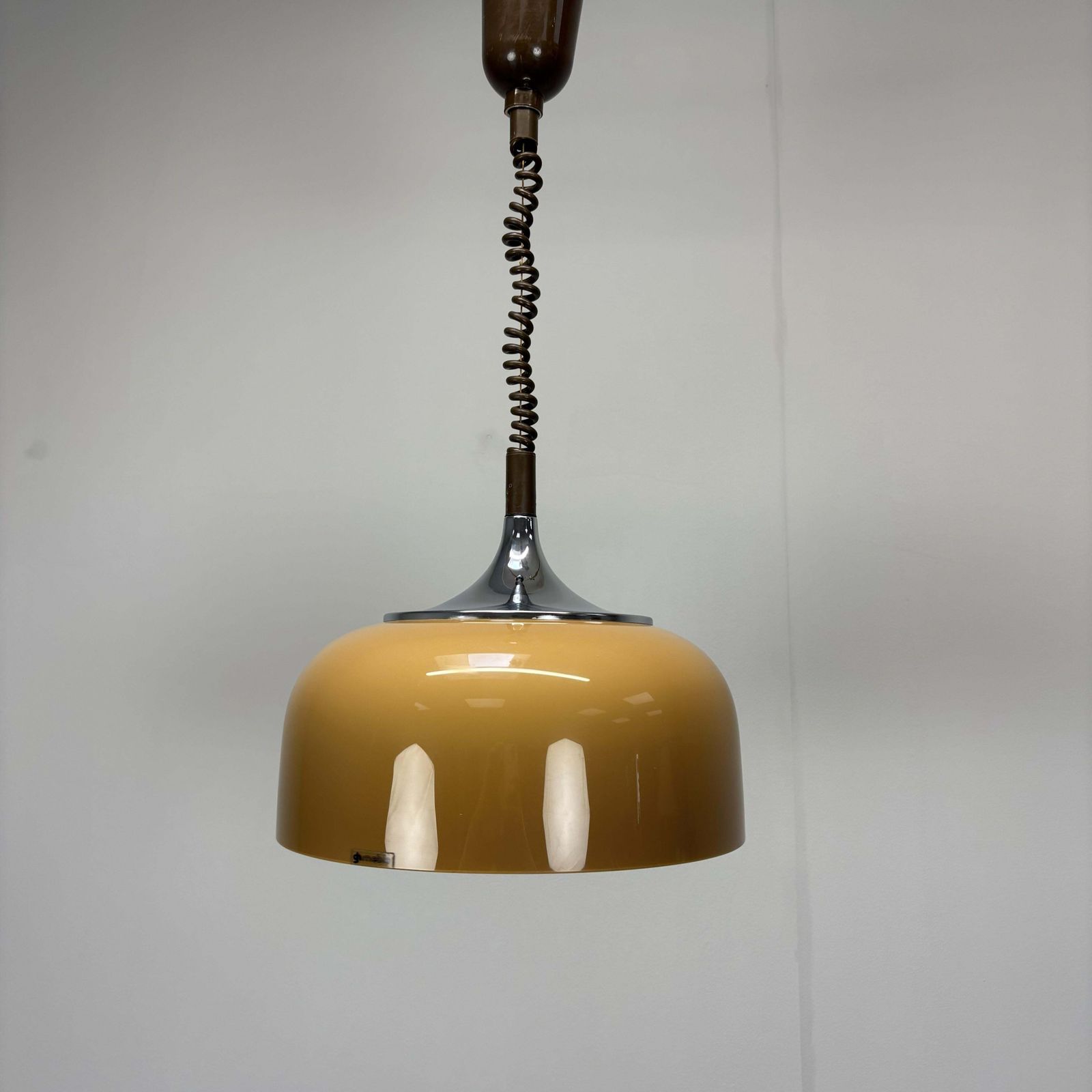 Mid Century Pendant By Meblo, Harvey Guzziny, 1970s, Italy photo vinterior