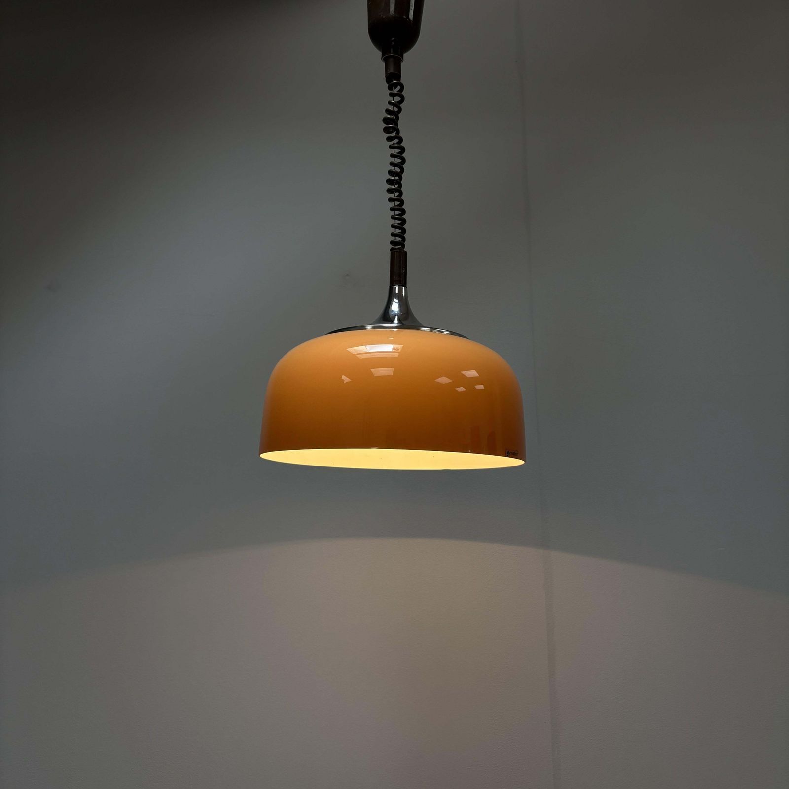 391.0 Mid Century Pendant By Meblo, Harvey Guzziny, 1970s, Italy photo