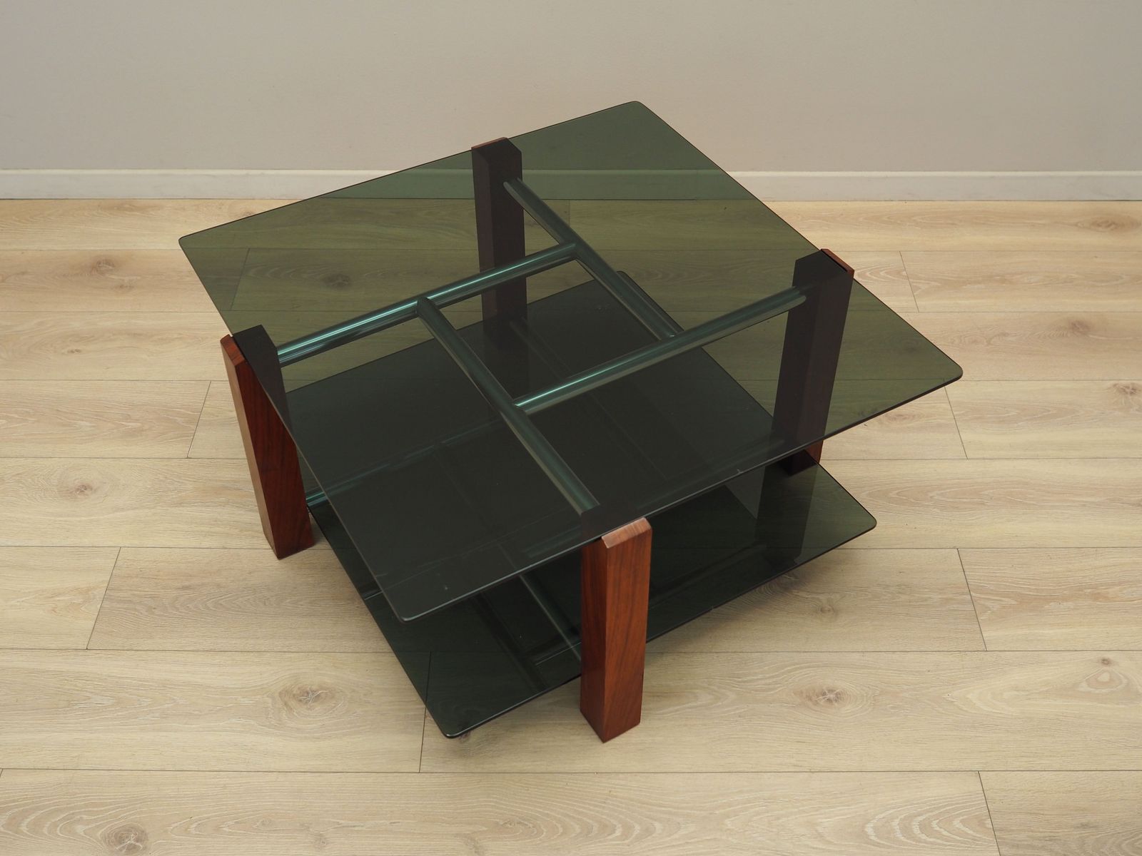 Glass Table, Italian Design, 1970s, Production: Italy photo vinterior