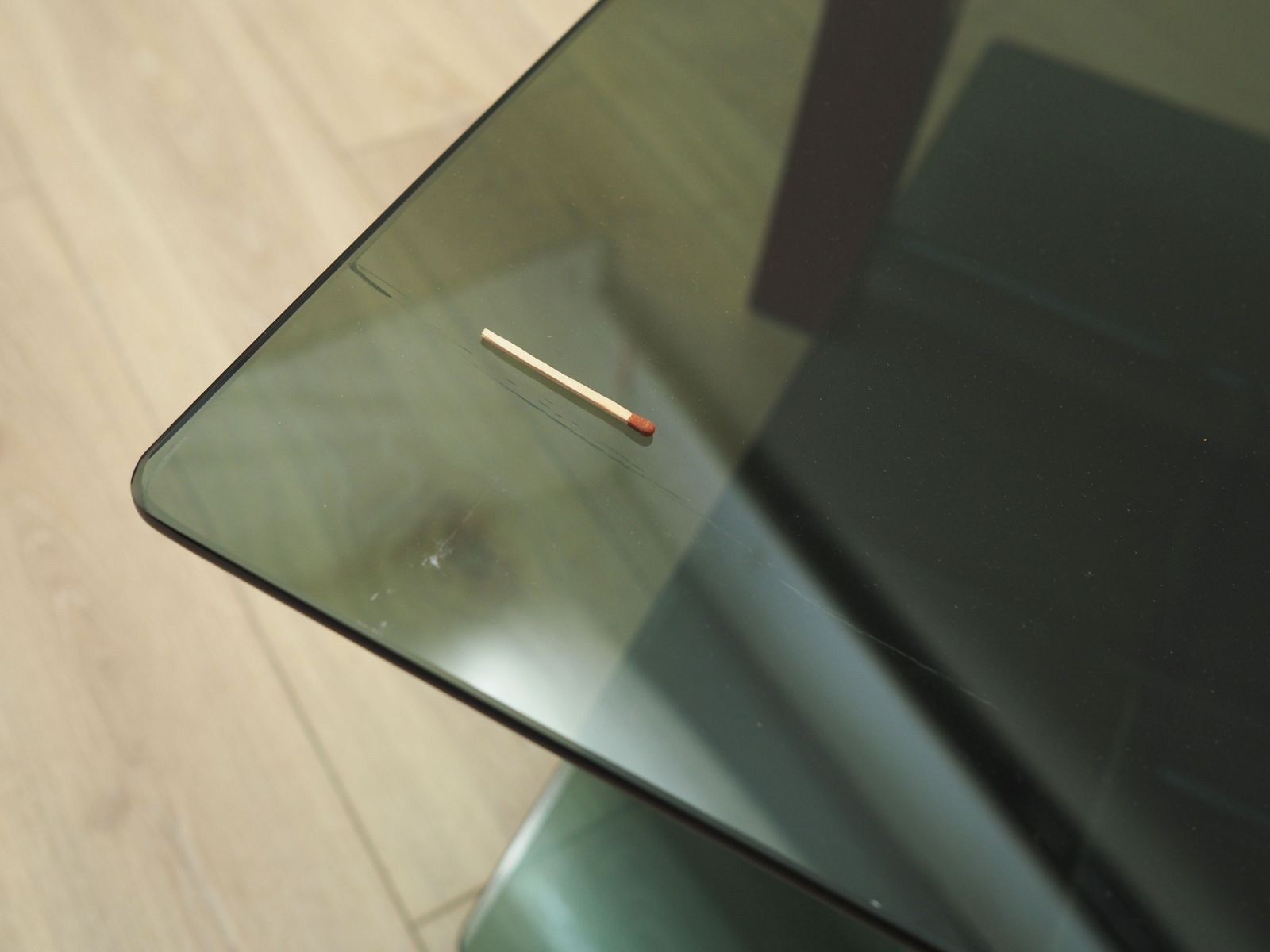Glass Table, Italian Design, 1970s, Production: Italy photo buy