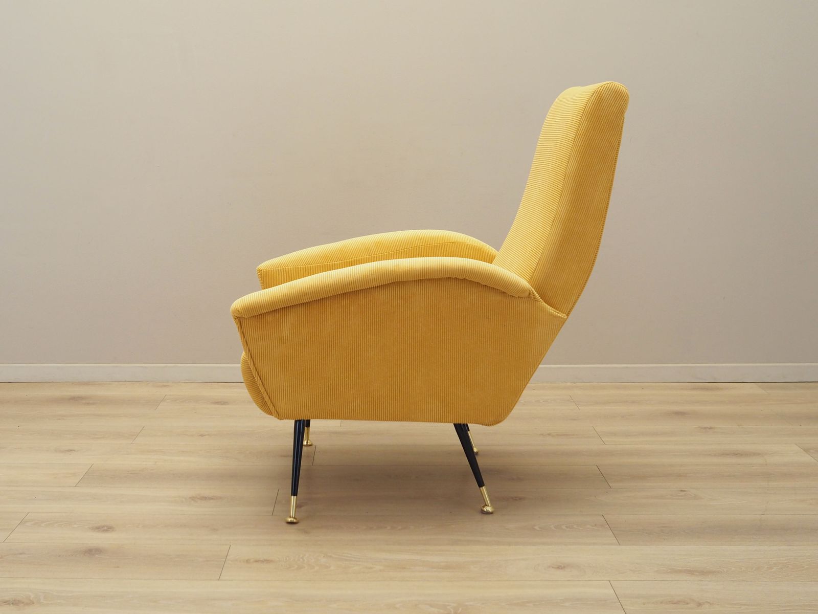 Gele Fauteuil, Italiaans Design, Jaren 1970, Productie: Italië photo 1389.0