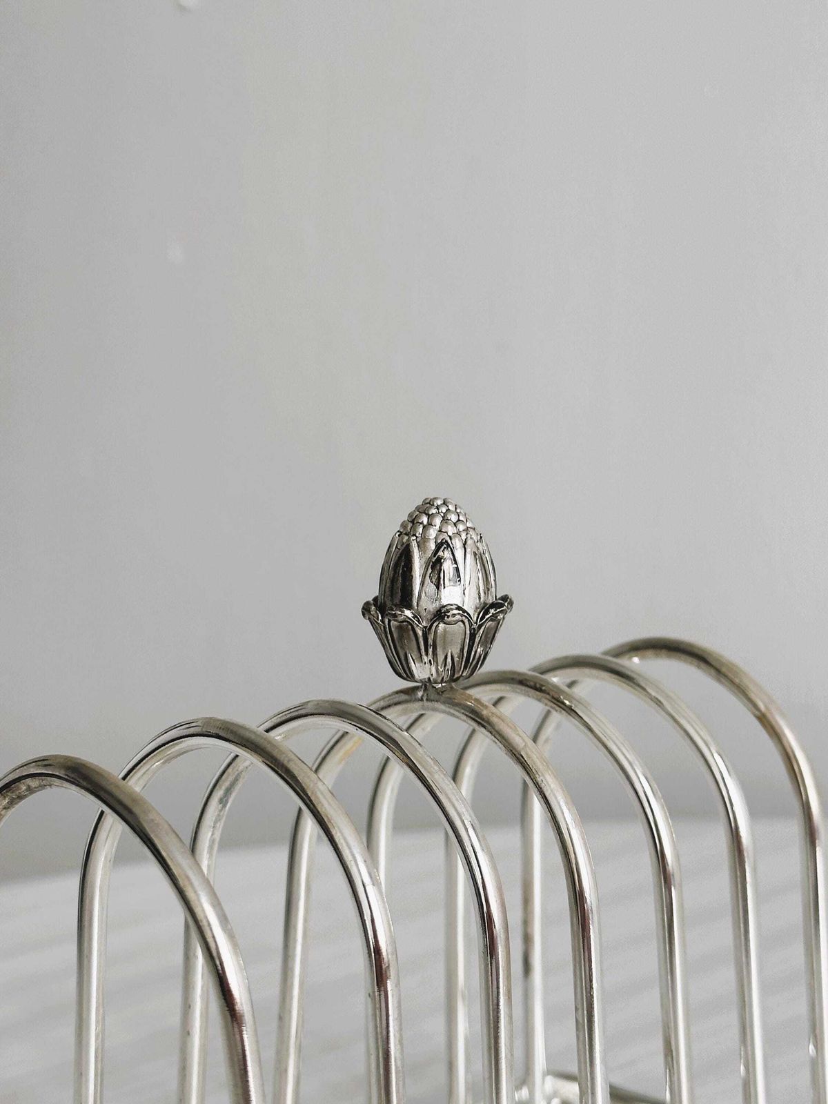 Antique Silver Metal Toast Rack, Letang Remy Style, Refined French Tableware, Elegant Decoration, Chic Breakfast, Gift photo 95.0