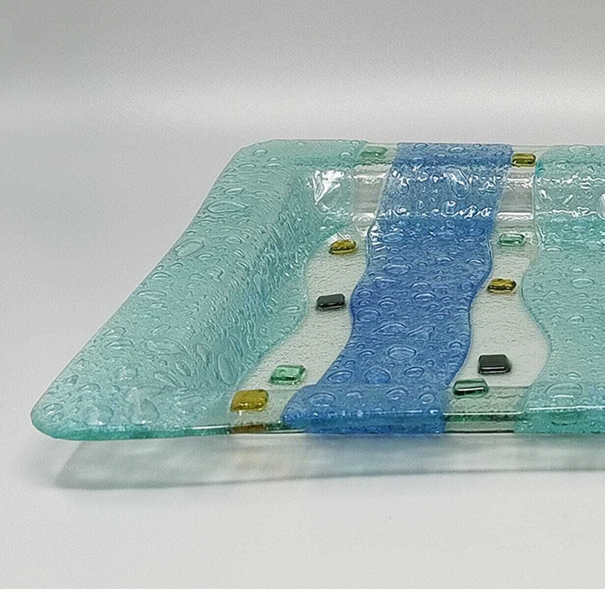 1970s Astonishing Tray By Albatros In Murano Glass. Made In Italy photo buy