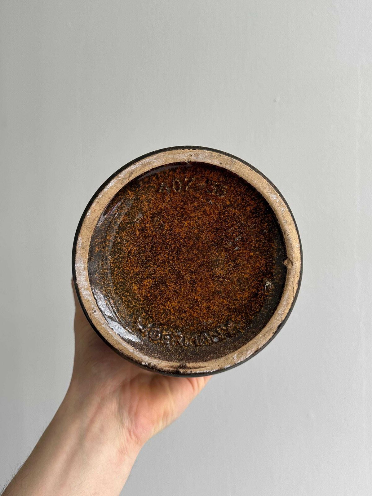 Scheurich Ceramic Floor Vase, Swirl Pattern, Umbrella Storage Or Retro Interior Decoration, Ideal For A 70s Atmosphere. photo 58.0