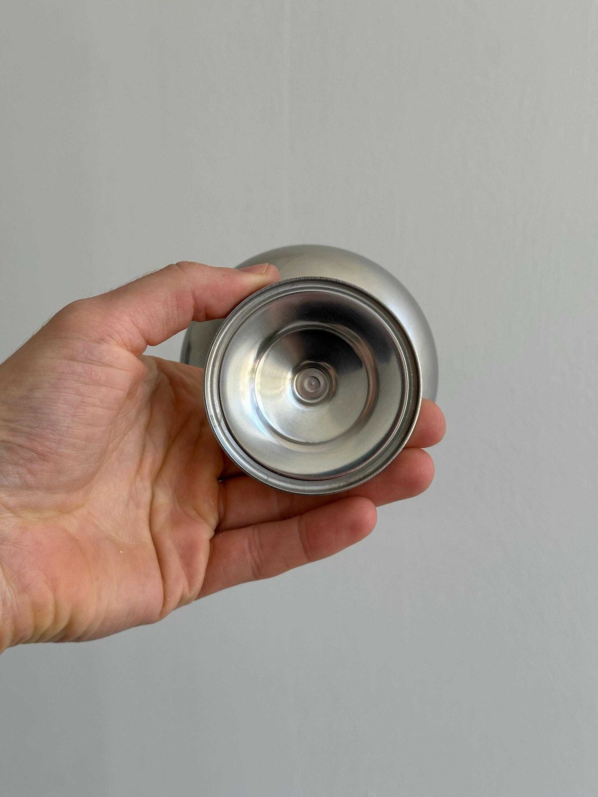 8 Vintage Stainless Steel Dessert Bowls On A Stand, Antique Dessert Bowls, Unique Stainless Steel Pieces, Elegant Buffet, Art Of Entertaining photo vinterior