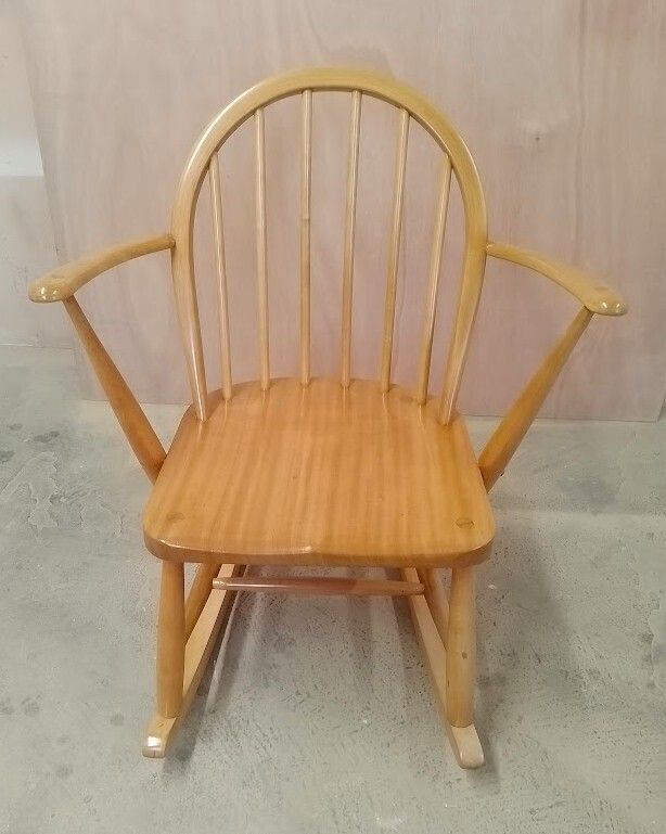 Rare Early Ercol F182 Rocking Chair – Fully Restored & Authentic photo Furniture