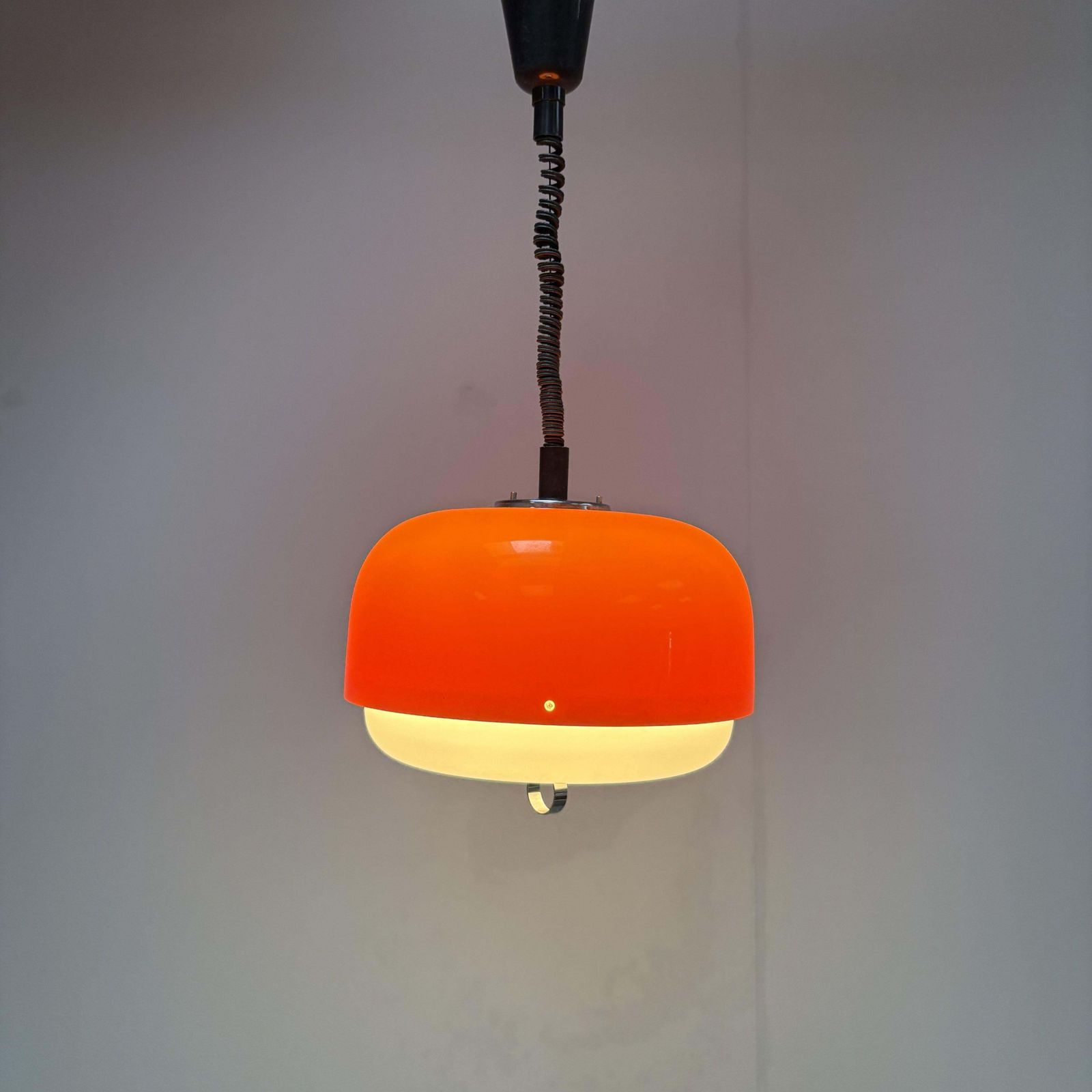 Mid Century Pendant Medusa By Luigi Massoni For Guzzini, 1970s, Italy photo vintage
