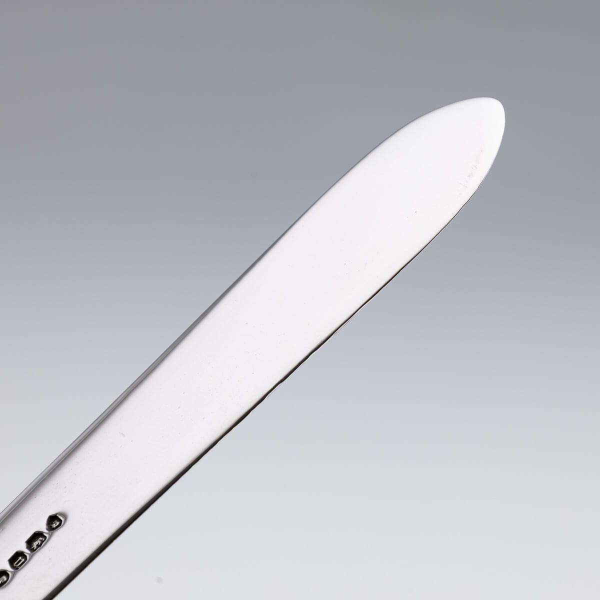 Antique 19th Century English Solid Silver Paperknife & Penknife Bookmark C.1868 photo vintage