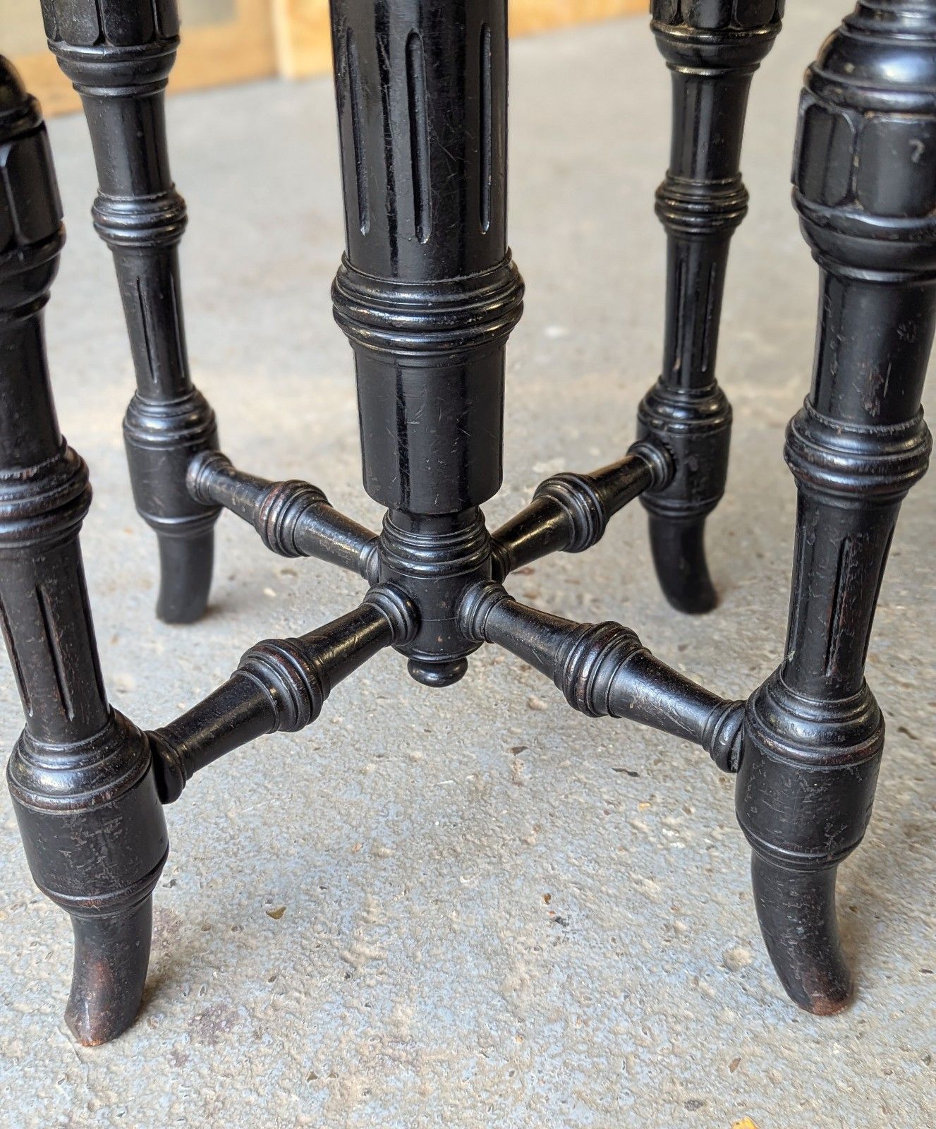 470.0 Antique Revolving Piano Stool Aesthetic Period Charles Wadman photo