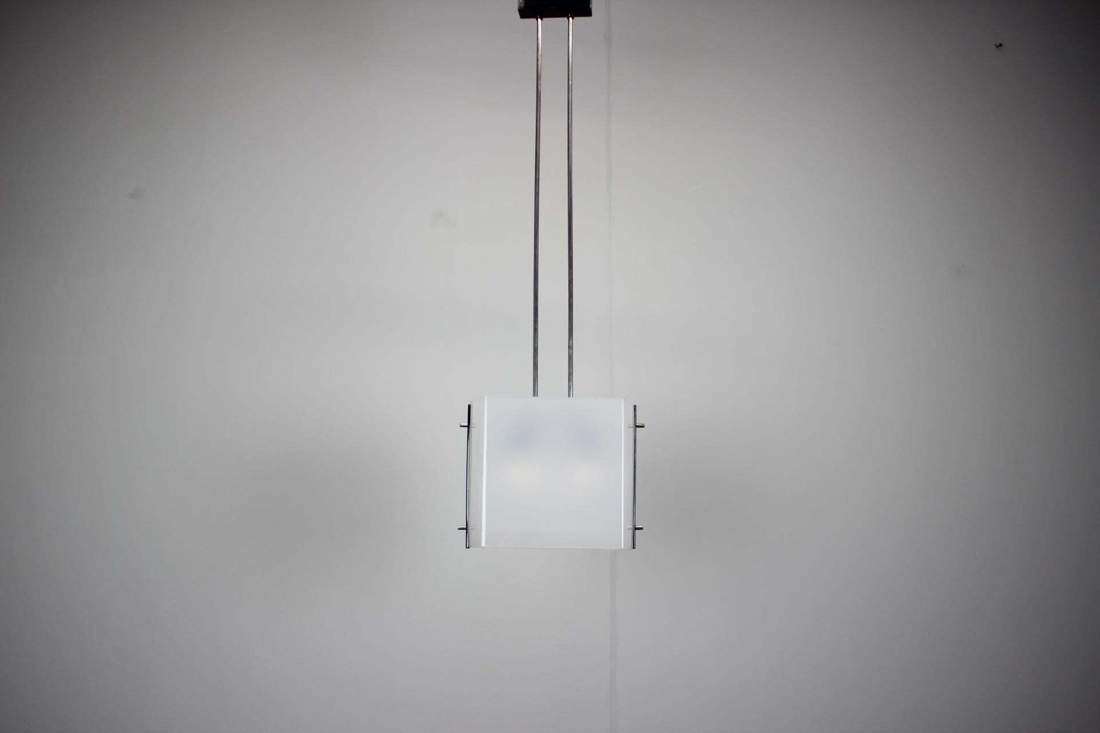 Mid Century Geometrische Hanglamp Van Lidokov, Jaren 1970, Tsjecho Slowakije photo for sale