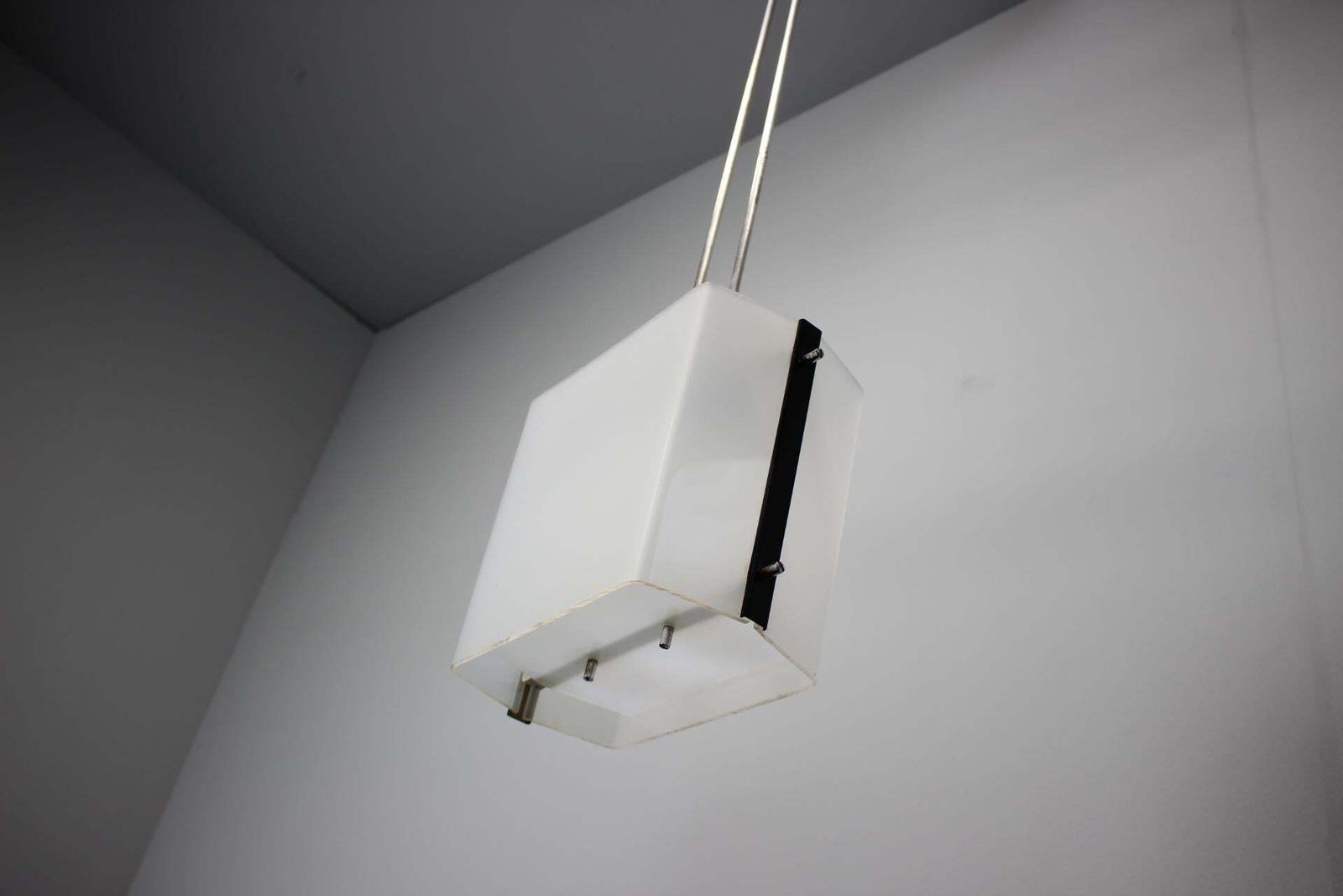 Mid Century Geometrische Hanglamp Van Lidokov, Jaren 1970, Tsjecho Slowakije photo 686.0