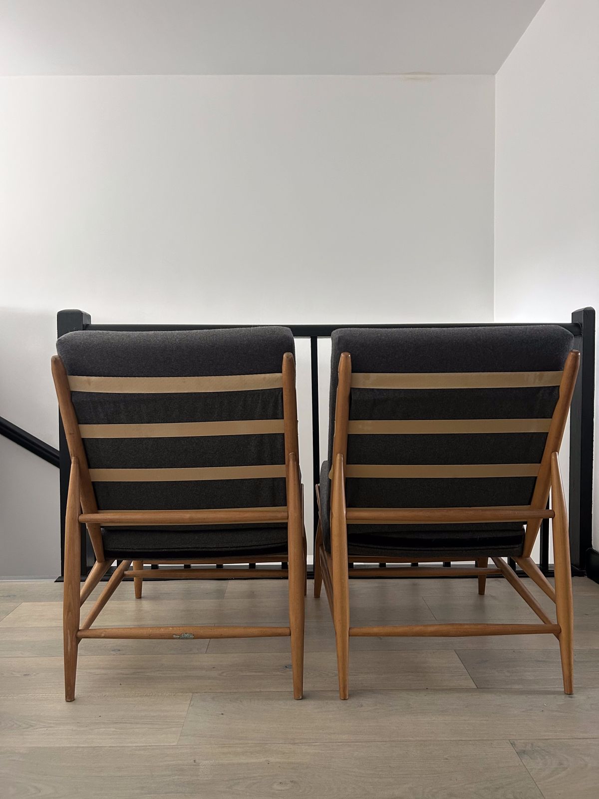 photo for sale Pair Of Mid Century Ercol 427 Lounge Chairs (Original Vintage 1956)