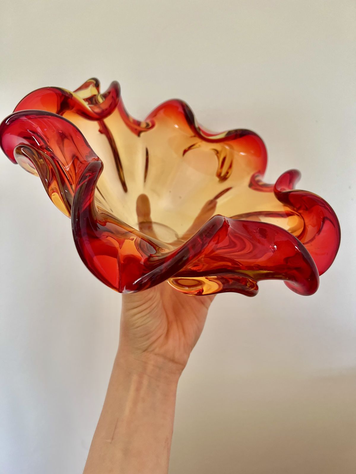 Mid Century Murano Glass Bowl, 1950s