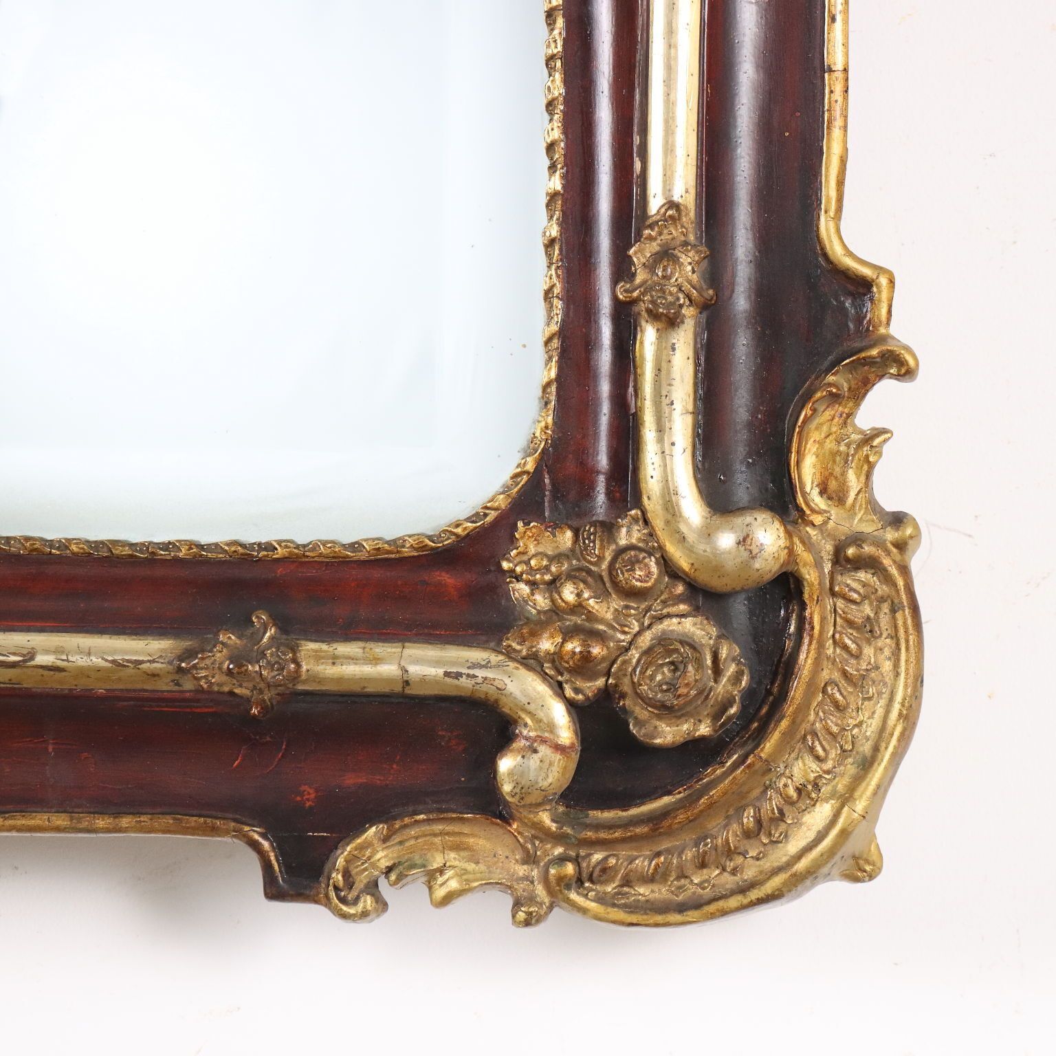 Antique Mirror Lacquered Gilded Wood France XIX Century photo buy