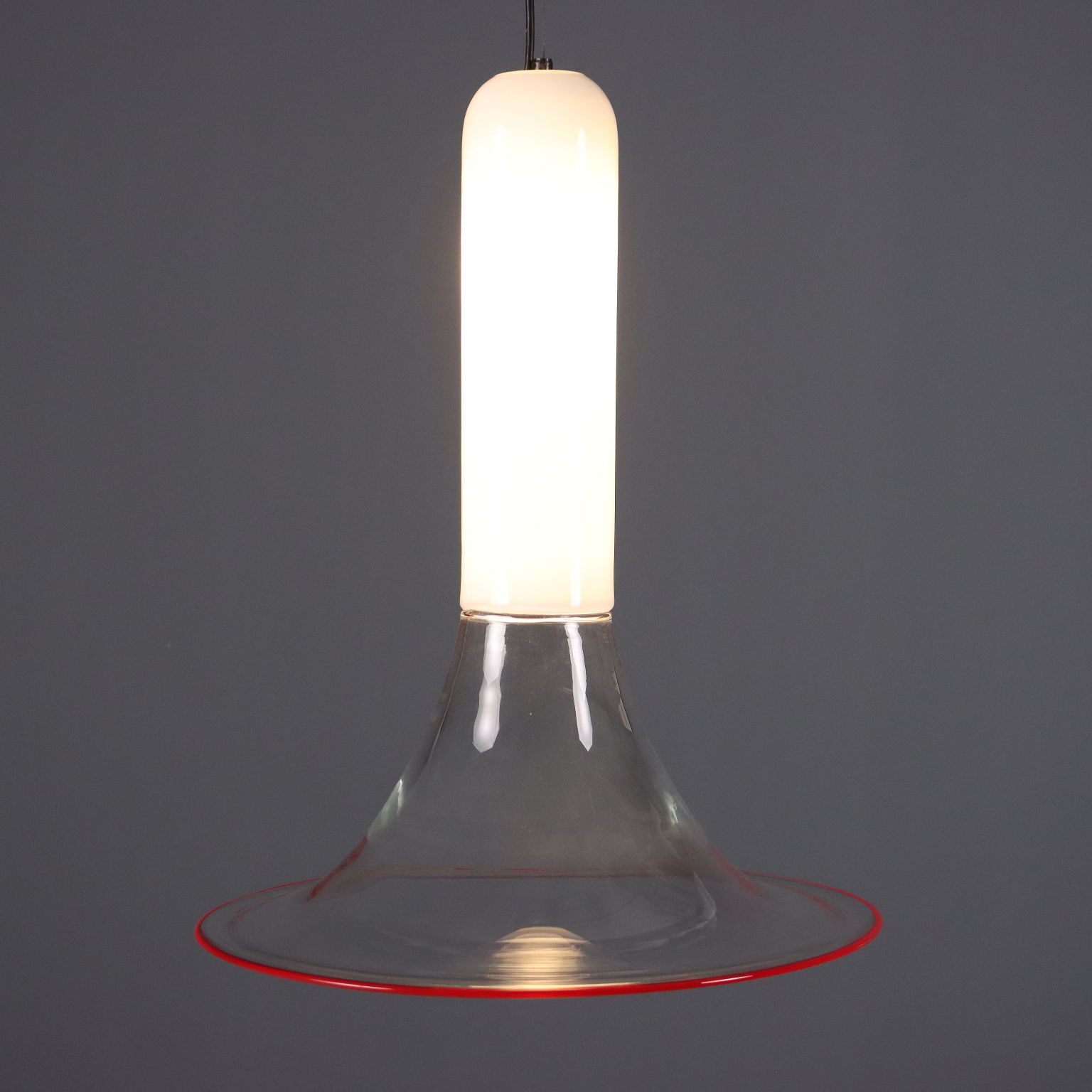Leucos Samanta Lamp Vintage Design Roberto Pamio Murano Glass 1970s photo for sale
