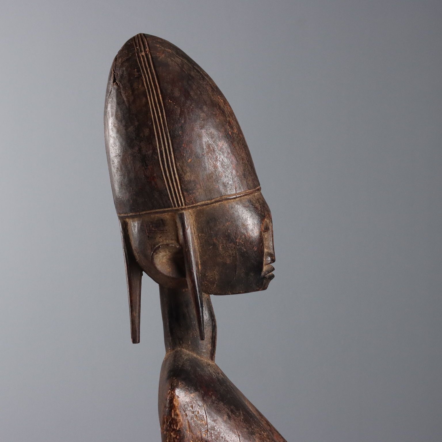Wooden Bamana Sculpture Motherhood Mali Africa XX Century photo vintage