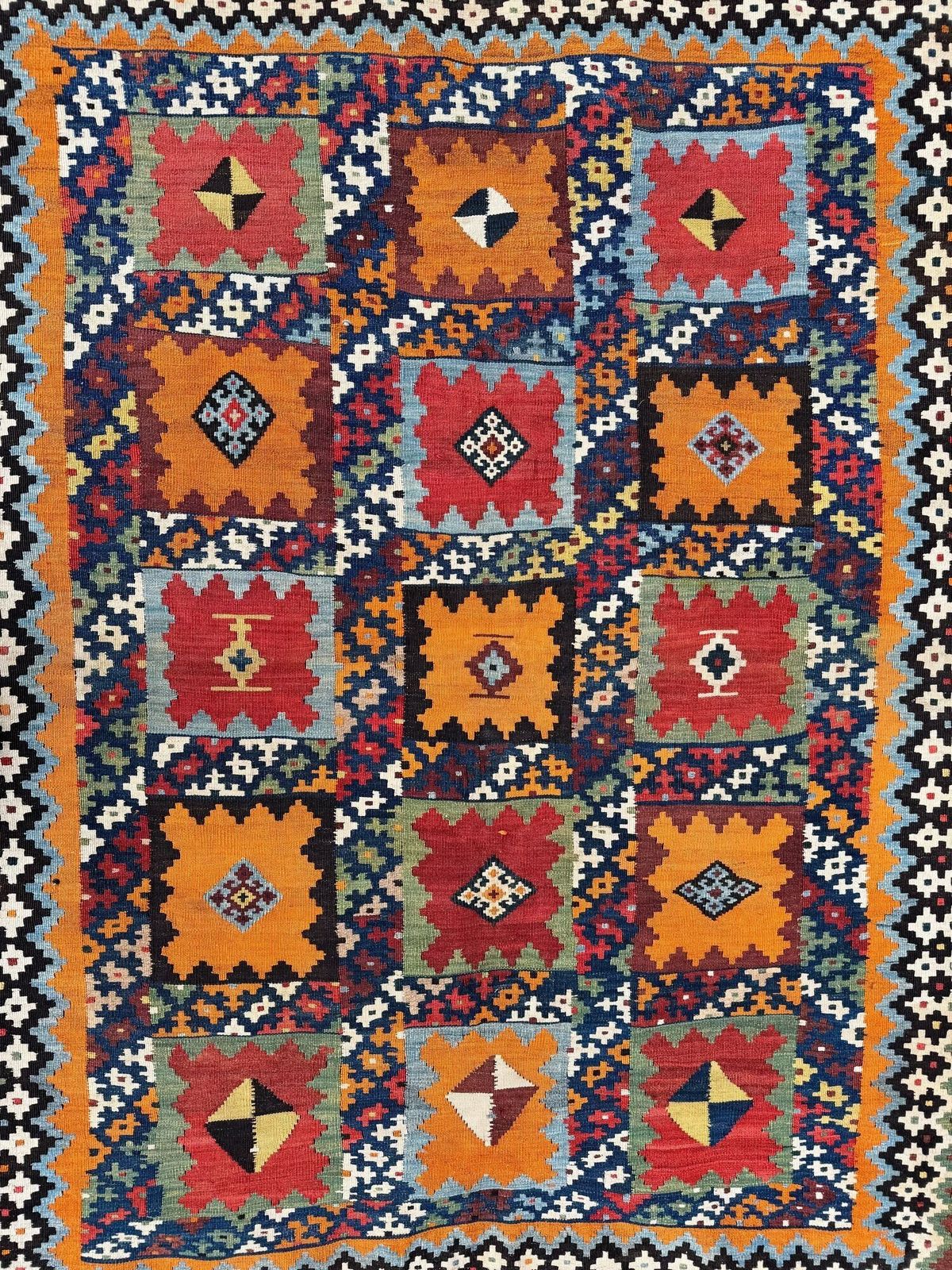 photo vinterior Antique Qashqai Kilim 2.30m X 1.59m