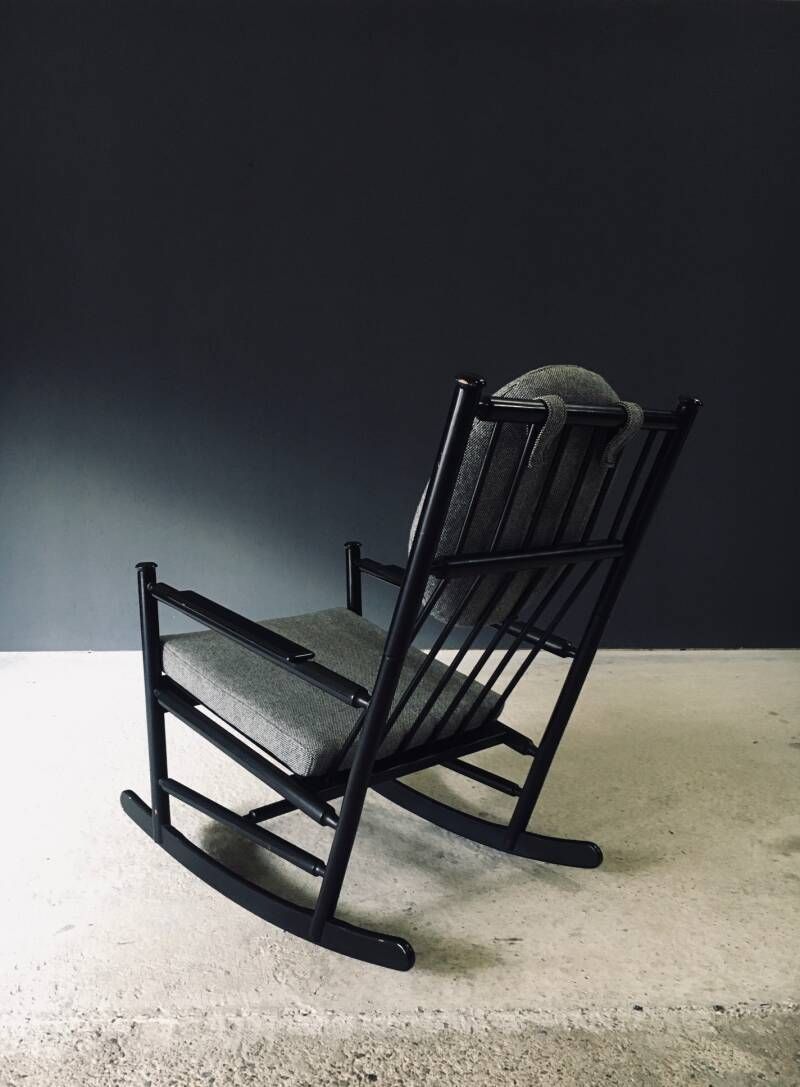 photo furniture Mid Century Modern Scandinavische Design Schommelstoel, Zweden, Jaren 1960