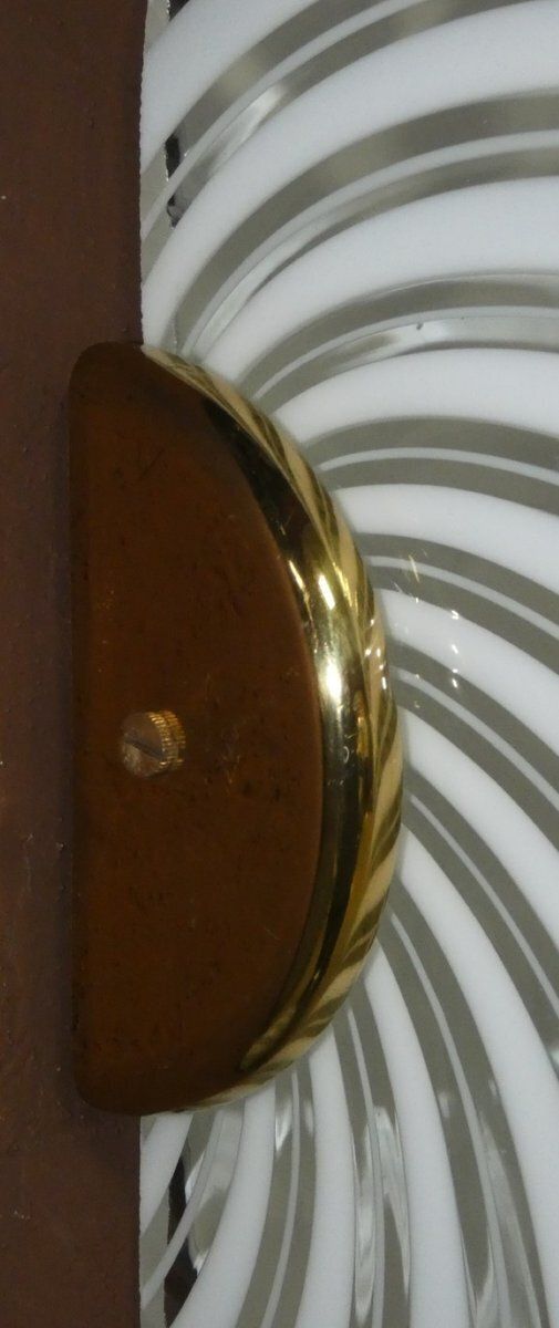 Lighting Murano Glass Wall Lights From F. Fabbian, Italy, 1980s, Set Of 3 photo