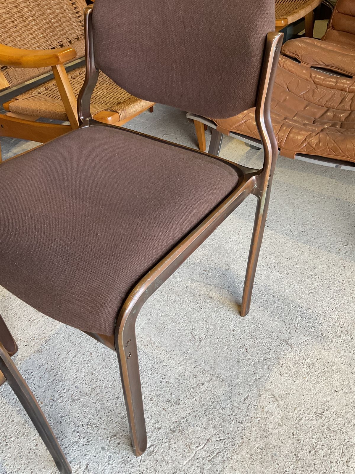 photo vintage Rudolf Szedleczky Chairs Created For The Hilton Hotel Of Budapest Art Deco Style