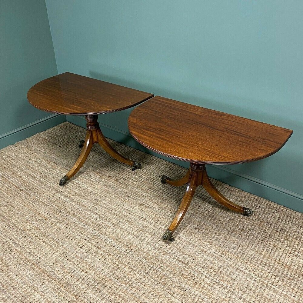 Antique Mahogany Pedestal Dining Table photo vinterior