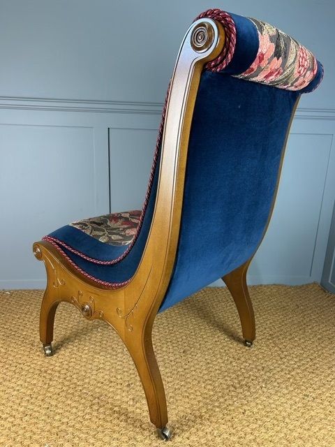 Sleigh Style Bedroom Chair photo 100.0