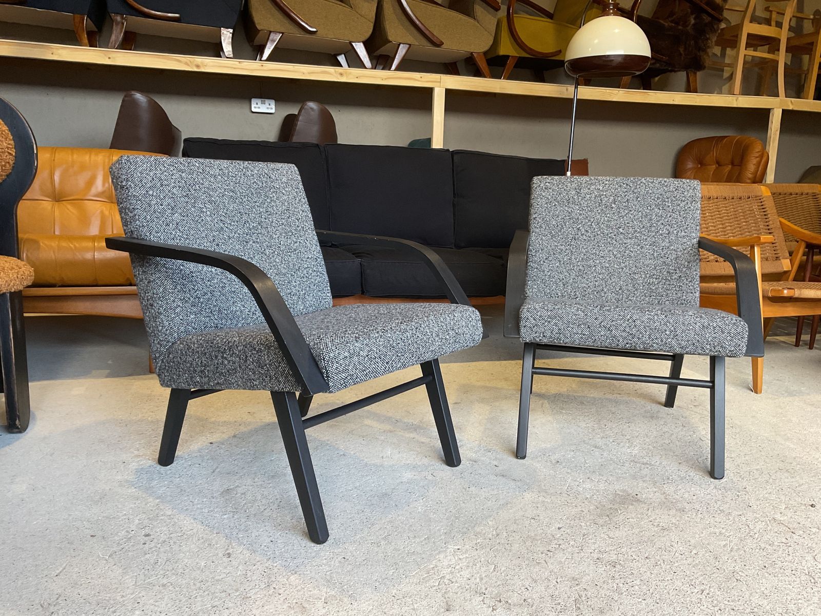 photo buy Brussels Expo 58 Mid Century Armchairs By Jiří Jiroutek For Jitona, 1960s, Set Of 2