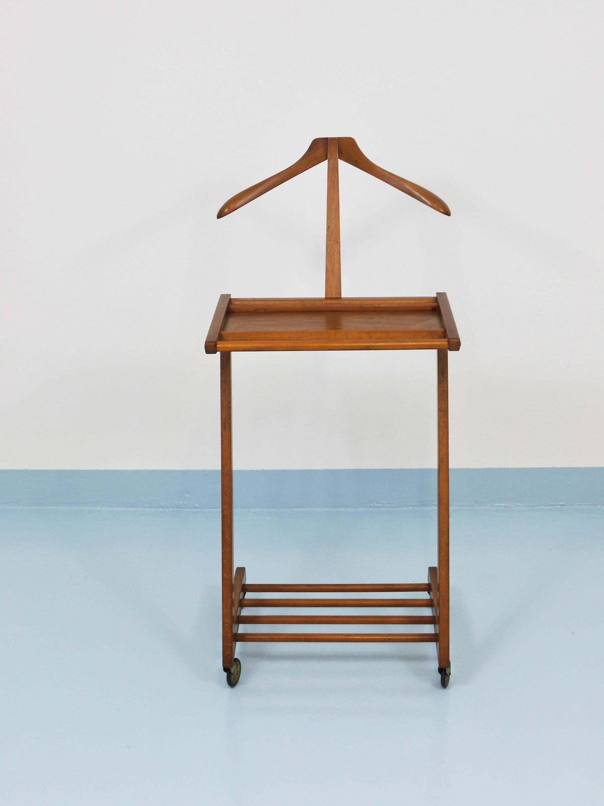 Mid Century Zigzag Clothing Valet Dressing Stand By Opal, Germany, 1950s photo vintage